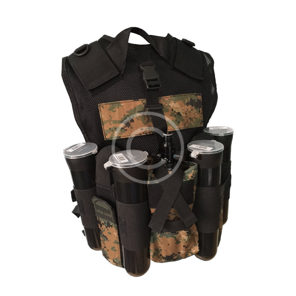 Black Tactical Backpacker
